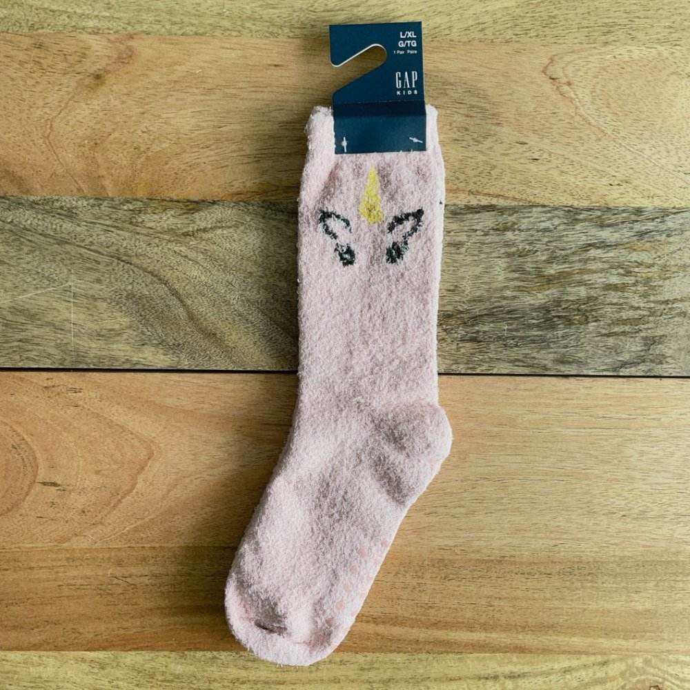 $2 Gap cozy crew fuzzy socks L/XL